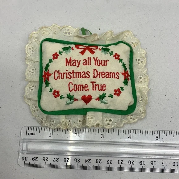 3.5-4” vintage RUSS pillow Christmas tree ornament decoration - Picture 4 of 14